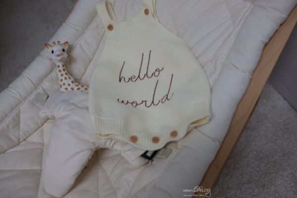 Rebornbaby Romper aus Strick – Bild 8