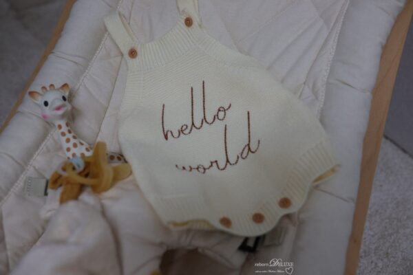 Rebornbaby Romper aus Strick – Bild 7