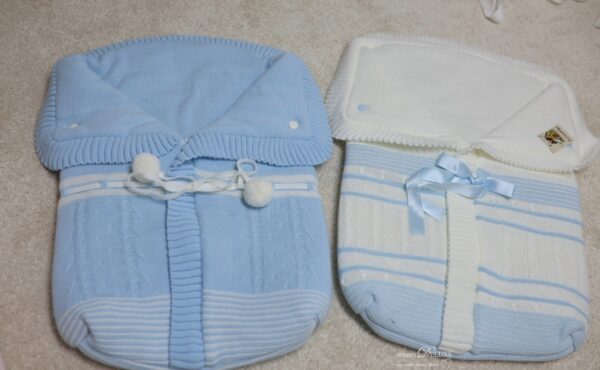 Rebornbaby-Kuschelsack spanischer Strick – Bild 5